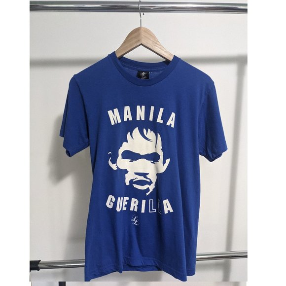 Ideal - Blue Manila Guerilla t shirt  size small - Picture 1 of 2